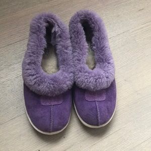 purple ugg slippers